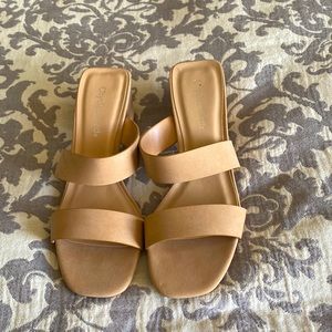 City Classified Block Heel Sandals - Size 8 - Worn once